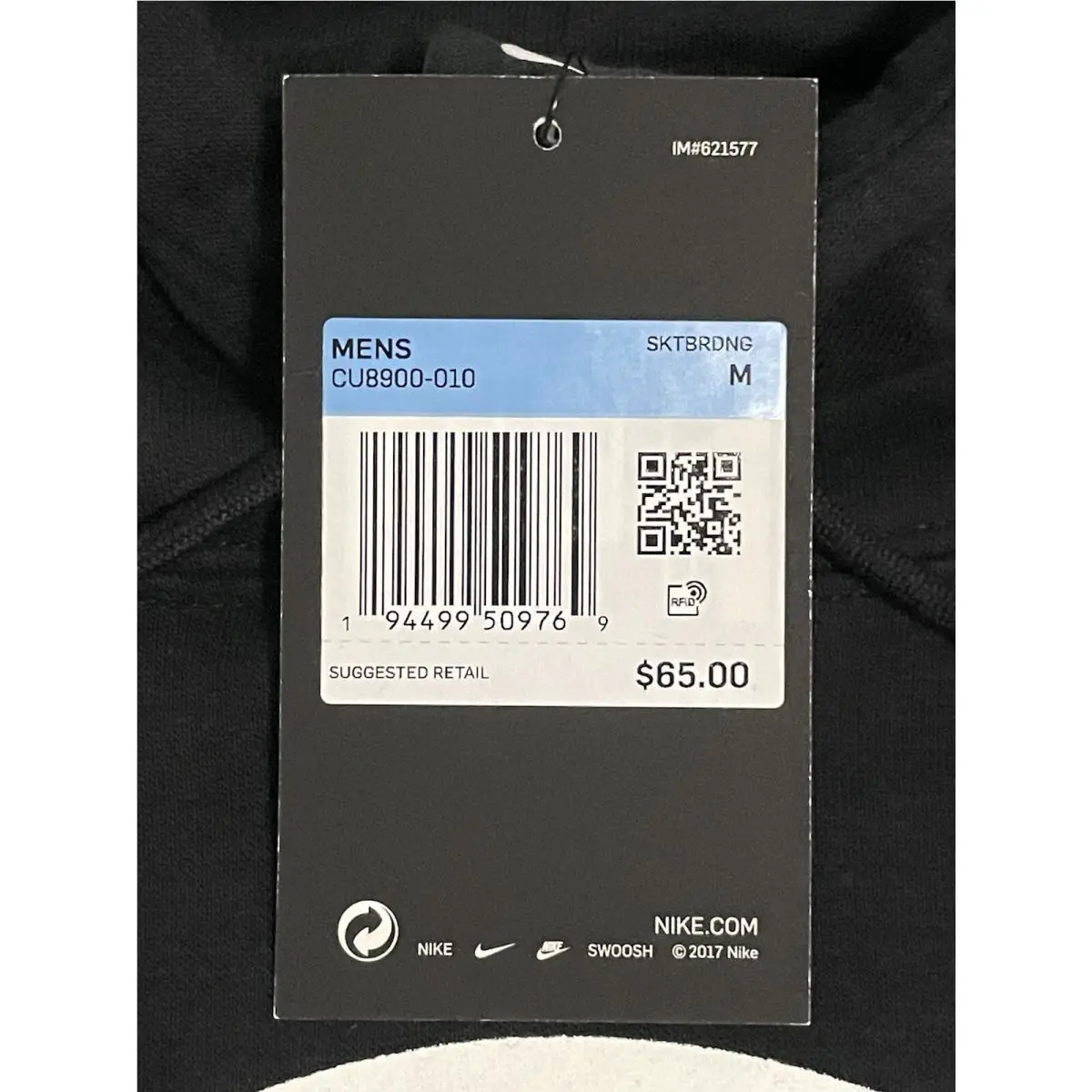 Nike clothing - CU8900-010 - CU8900-010 - Black/White (UPC: 0194499509769) 3