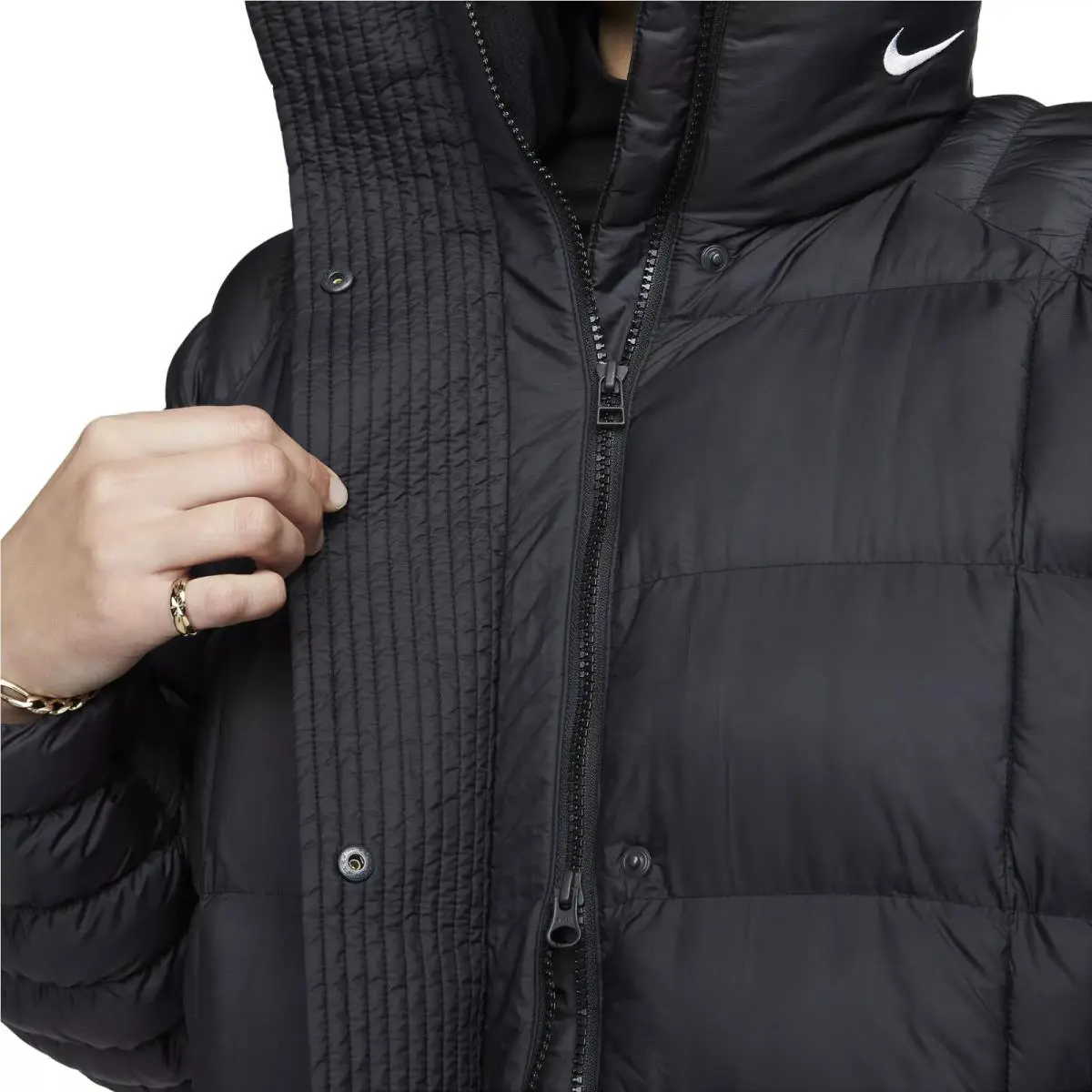 Nike clothing - Nike Puffer PrimaLoft Sportswear Swoosh - Black (UPC: 196607960141) 8