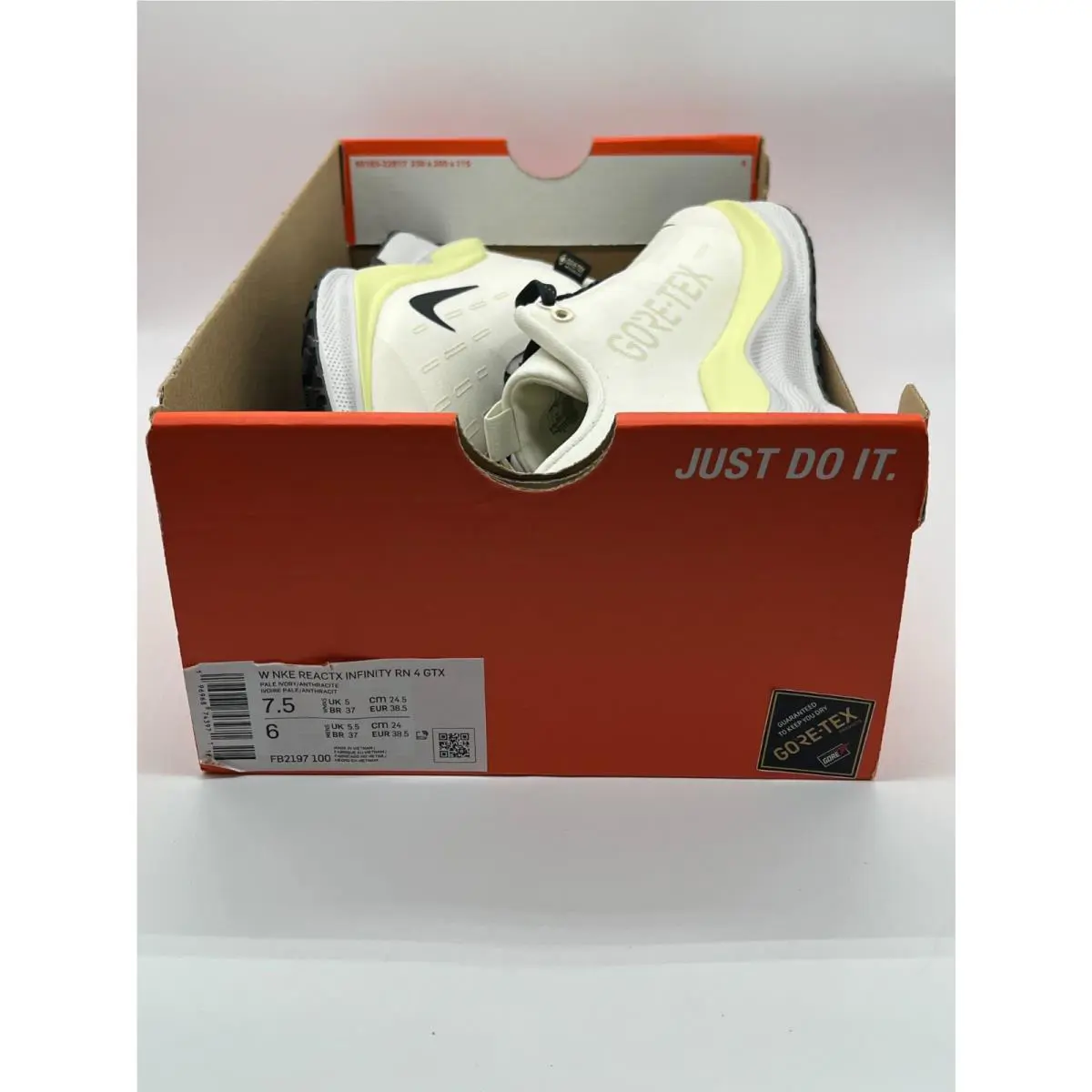Nike shoes - Nike ReactX Infinity Run 4 - FB2197-100 - Ivory (UPC: 196968743971) 8