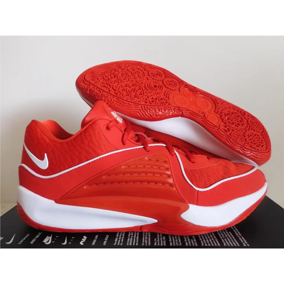 Nike Kd16 Kd 16 Tb Promo University Red-white-white Sz 15 Rare FN7091-600