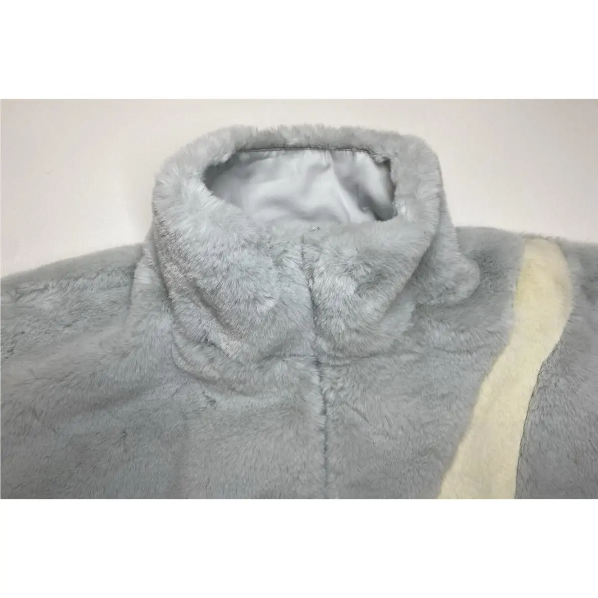 Nike clothing - Nike Sportswear Faux Fur Oversized Swoosh Jacket - Blue 1