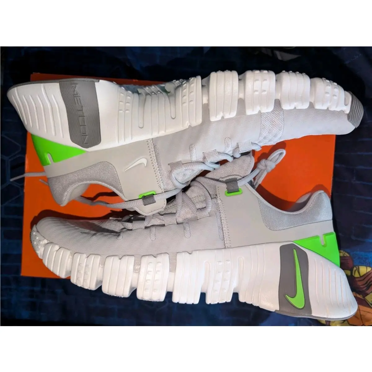 Nike Free Metcon 5 Xbox Iron Ore Green Strike Gym DV3949-002 Sz 10 Mens