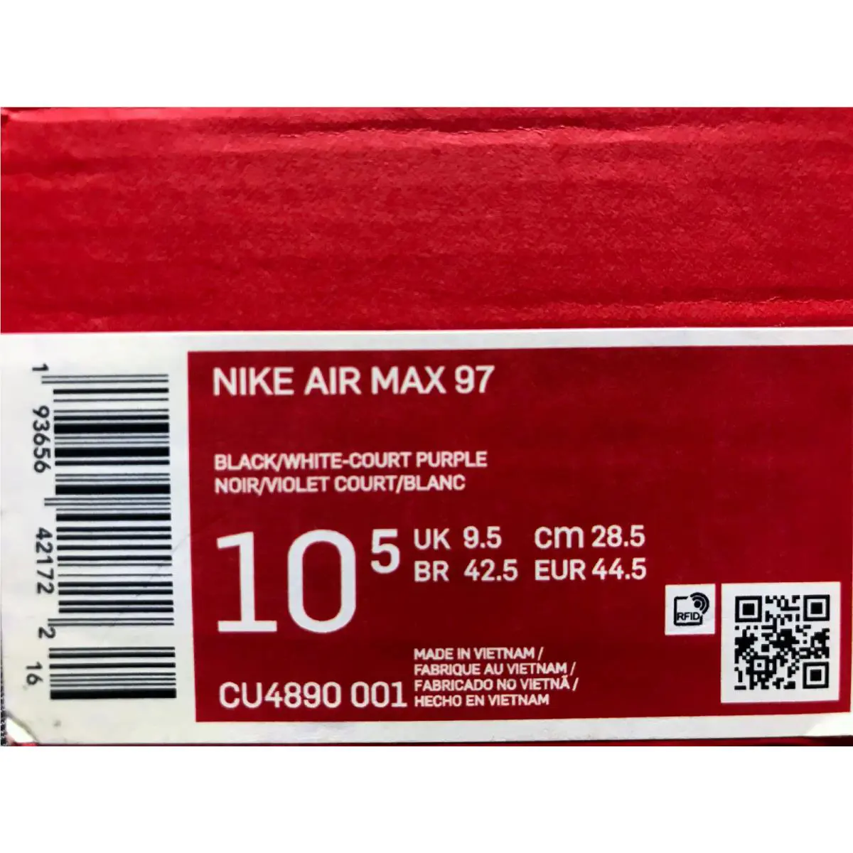 Nike shoes - Nike Air Max 97 - Air Max - CU4890-001 - Black (UPC: 193656421722) 3