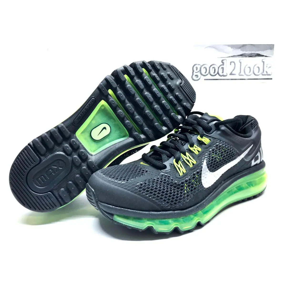 Nike shoes - Nike Air Max 2013 - Air Max - Black (UPC: 091202601638) 0