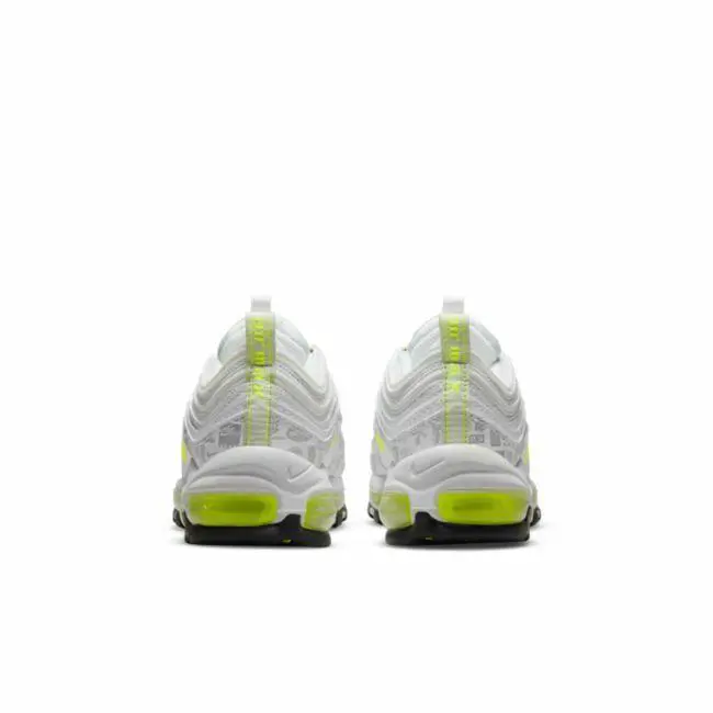 Nike shoes - AIR MAX 97 - AIR MAX - WHITE/VOLT-BLACK-PURE PLATINUM (UPC: 195239317712) 2