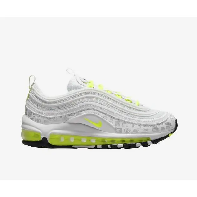 Nike shoes - AIR MAX 97 - AIR MAX - WHITE/VOLT-BLACK-PURE PLATINUM (UPC: 195239317712) 1