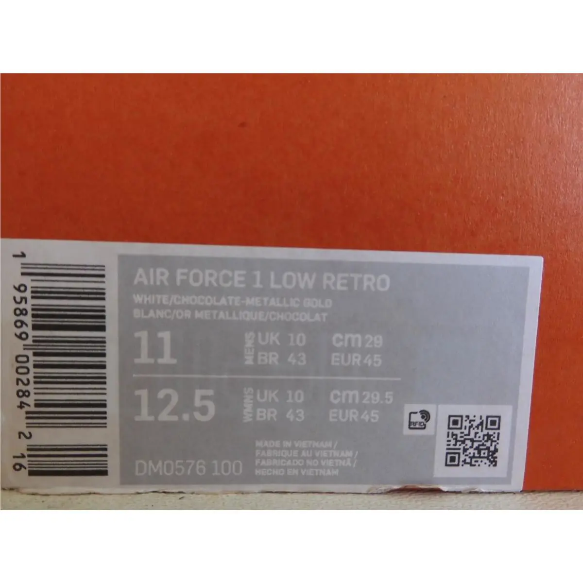 Nike shoes - Nike Air Force 1 - Air Force - DM0576 100 - White (UPC: 195869002842) 4