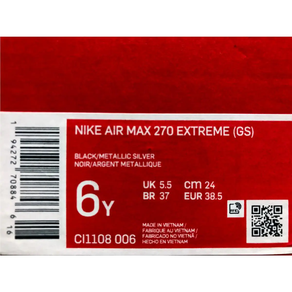 Nike shoes - Extreme - Extreme - Black (UPC: 194272708846) 3
