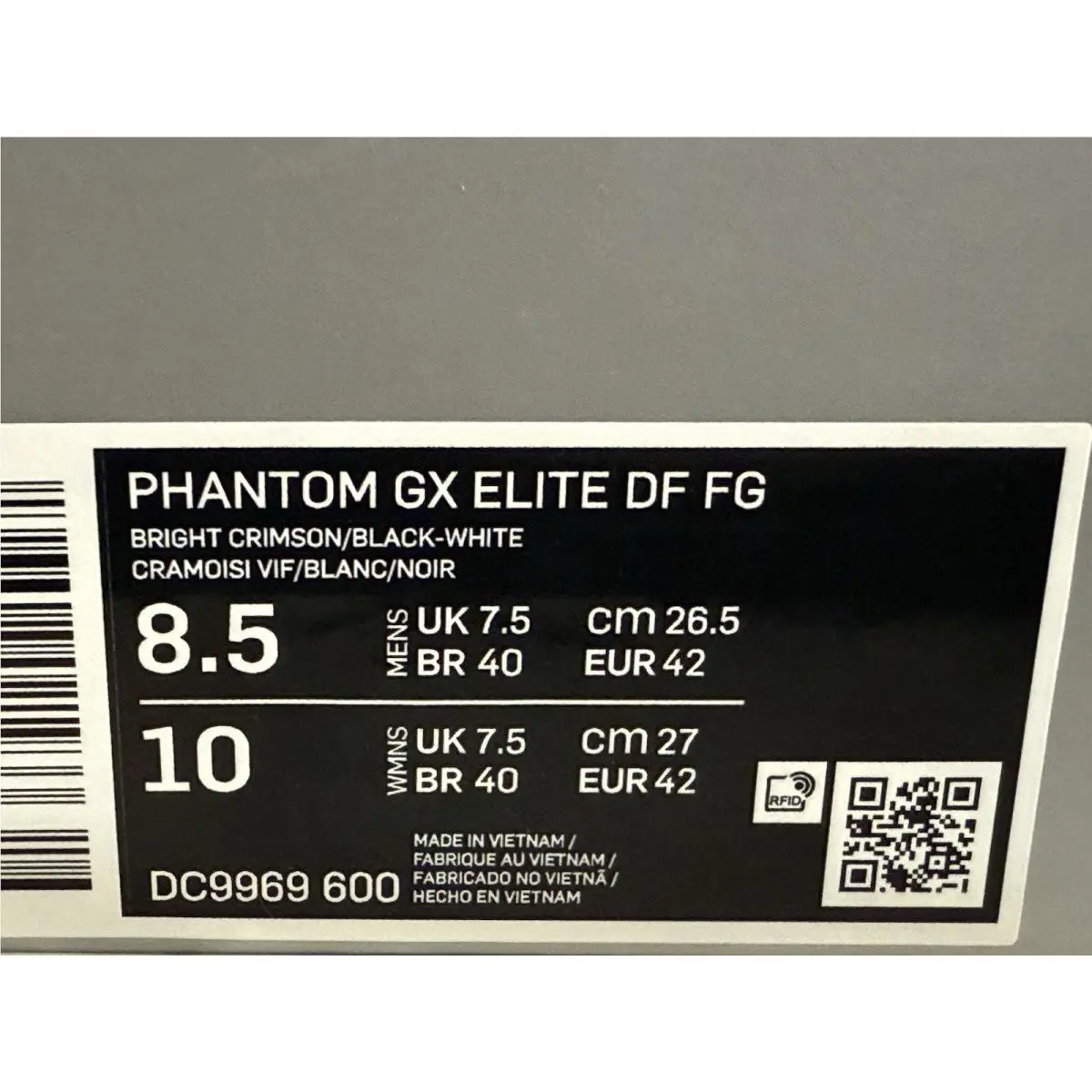 Nike shoes - Nike Phantom GX - Phantom - DC9969-600 - Red (UPC: 196608021902) 6