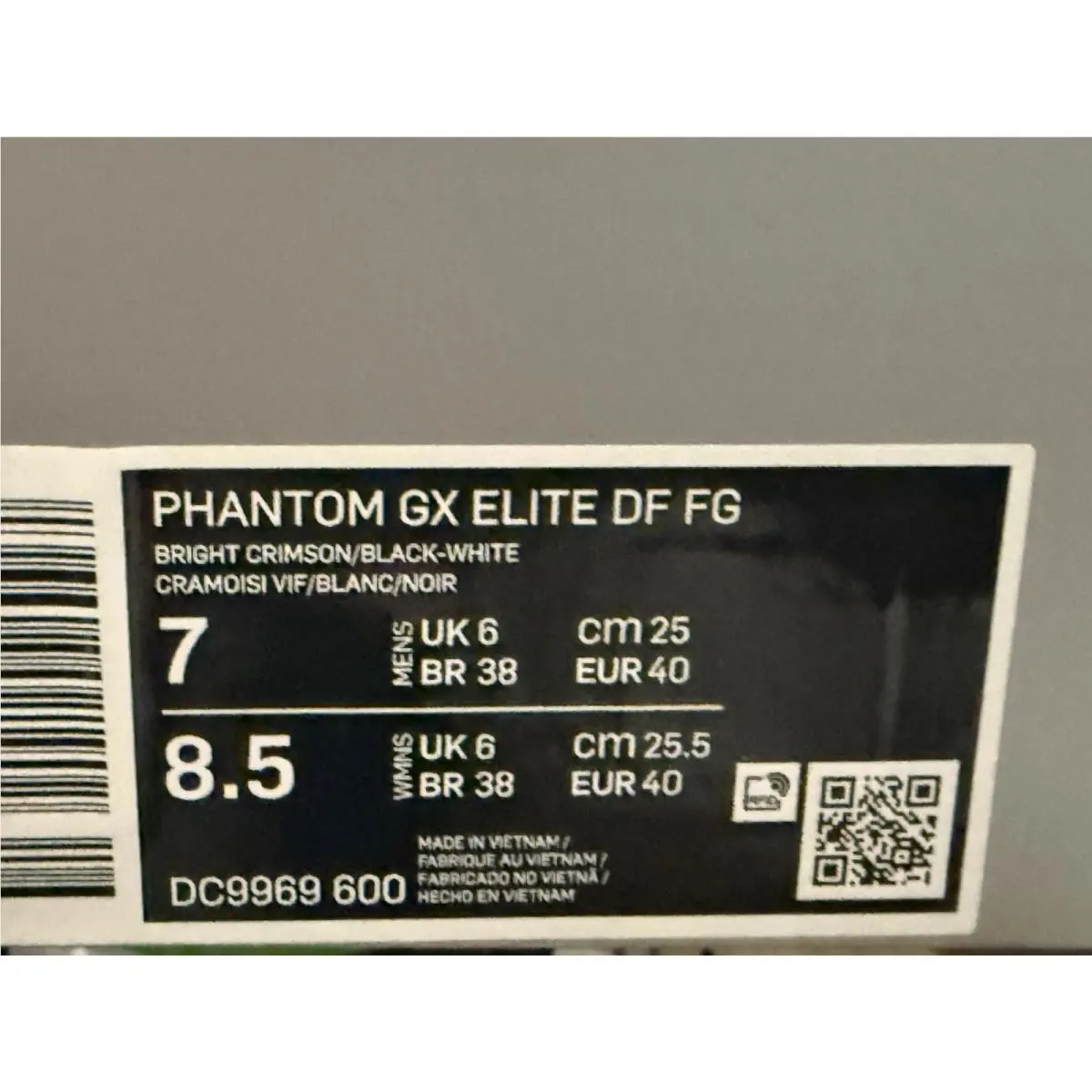Nike shoes - Nike Phantom GX - Phantom - DC9969-600 - Red 6