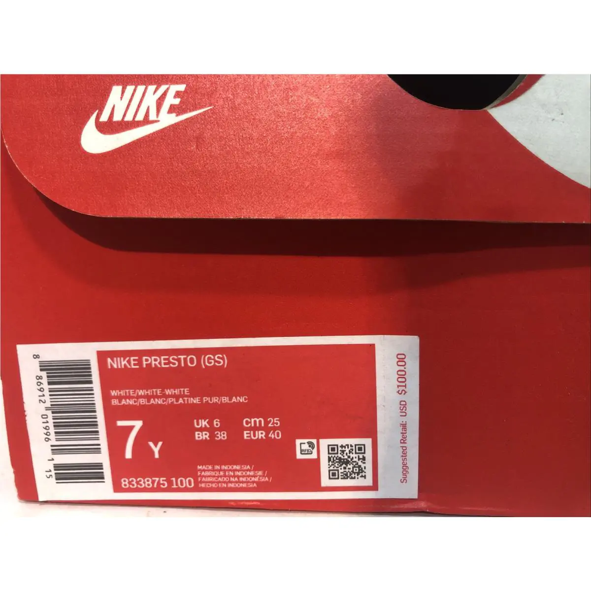 Nike shoes - Nike Air Presto - Air Presto - White (UPC: 886912019961) 5