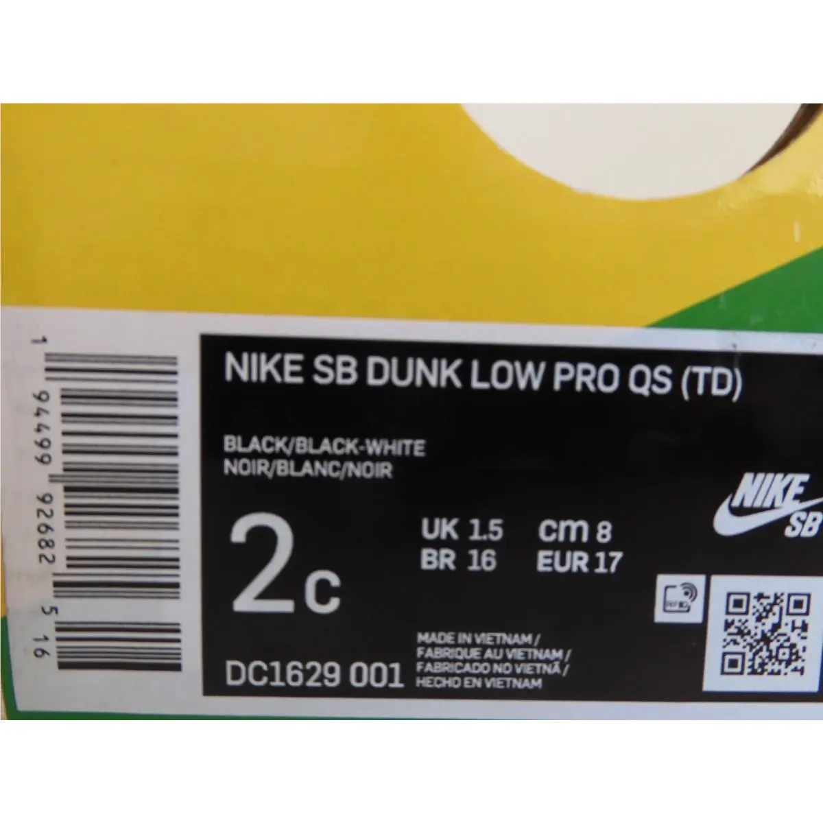 Nike shoes - Nike Sb Dunk Low - Dunk Low - Black (UPC: 194499926825) 5
