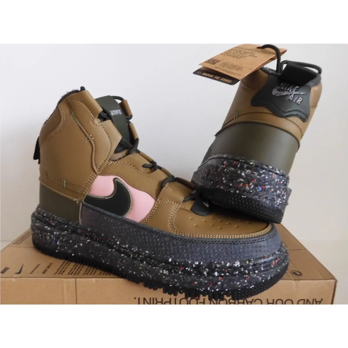 Nike shoes - Nike Air Force 1 - Air Force - Brown (UPC: 195242670941) 0