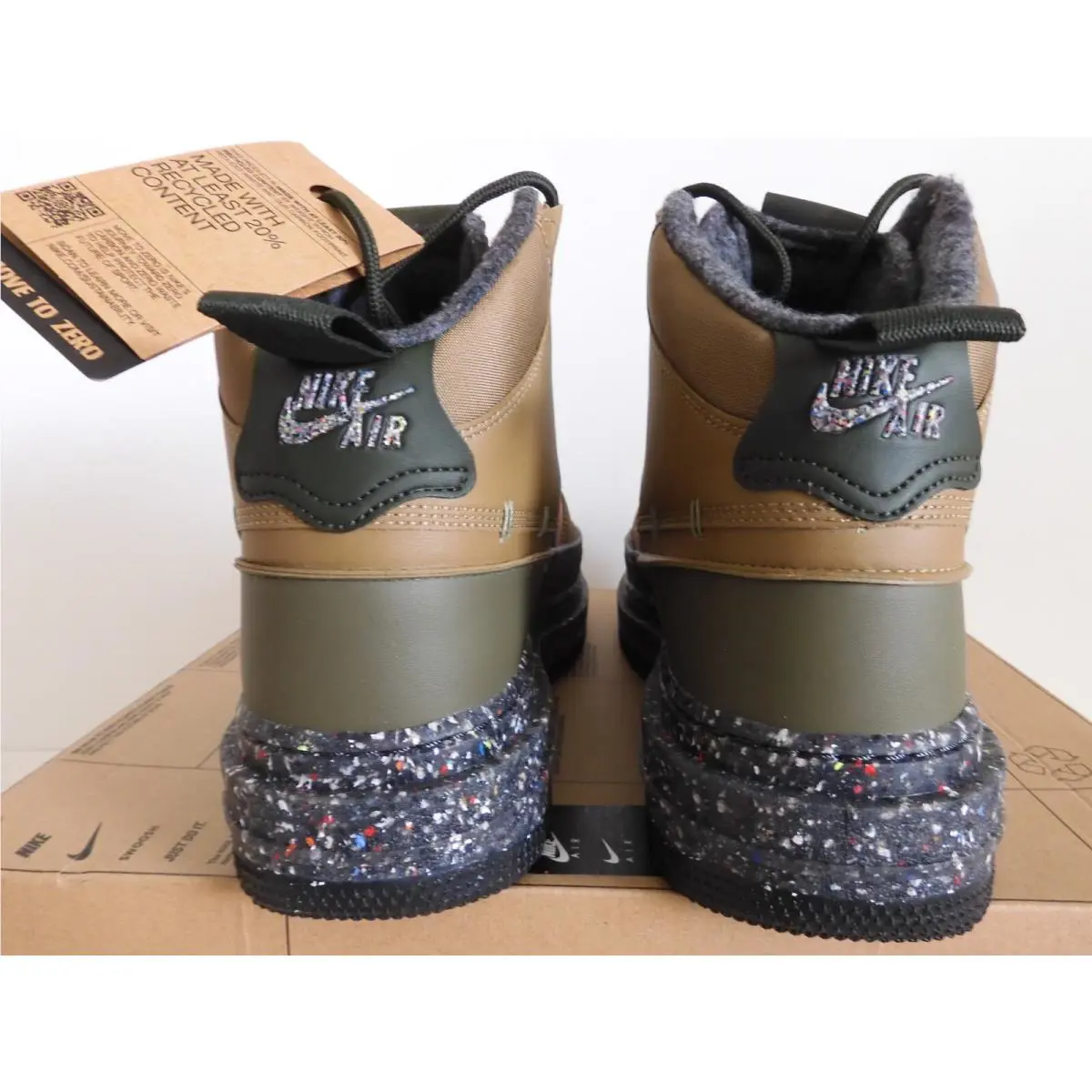 Nike shoes - Nike Air Force 1 - Air Force - Brown (UPC: 195242670941) 2