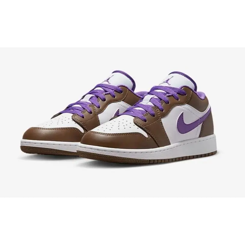 Nike Air Jordan 1 Low GS Palomino Youth Sz 6Y /women`s Sz 7.5 Mocha 553560-215
