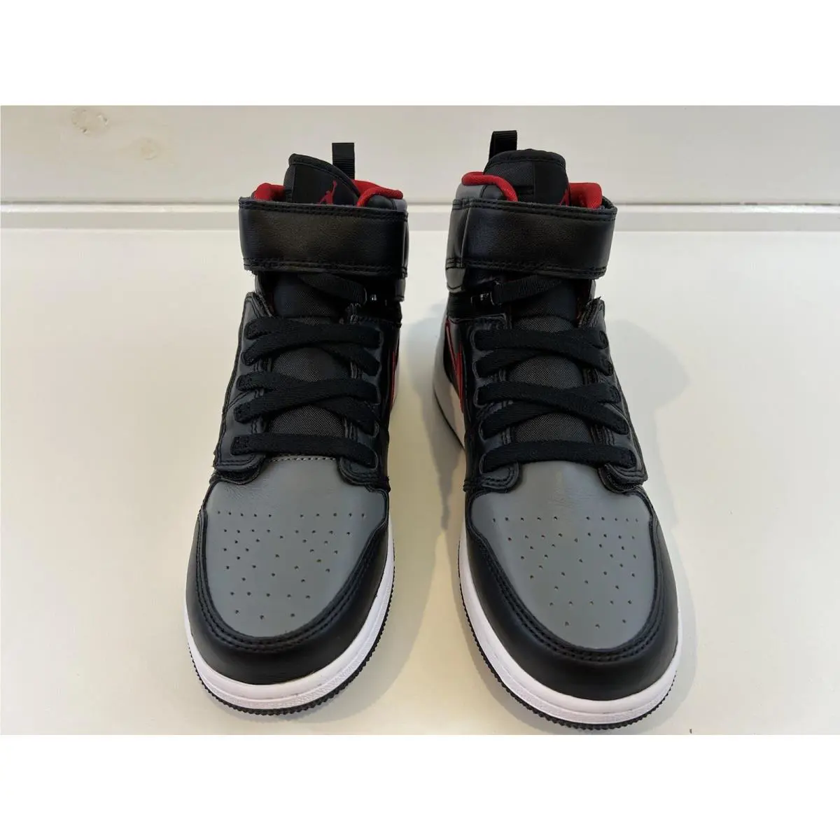 Nike shoes - Jordan 1 HI Flyease - Flyease - DC7986-006 - Black, Manufacturer: Black/Gym Red-Smoke Grey-White (UPC: 195243932963) 1