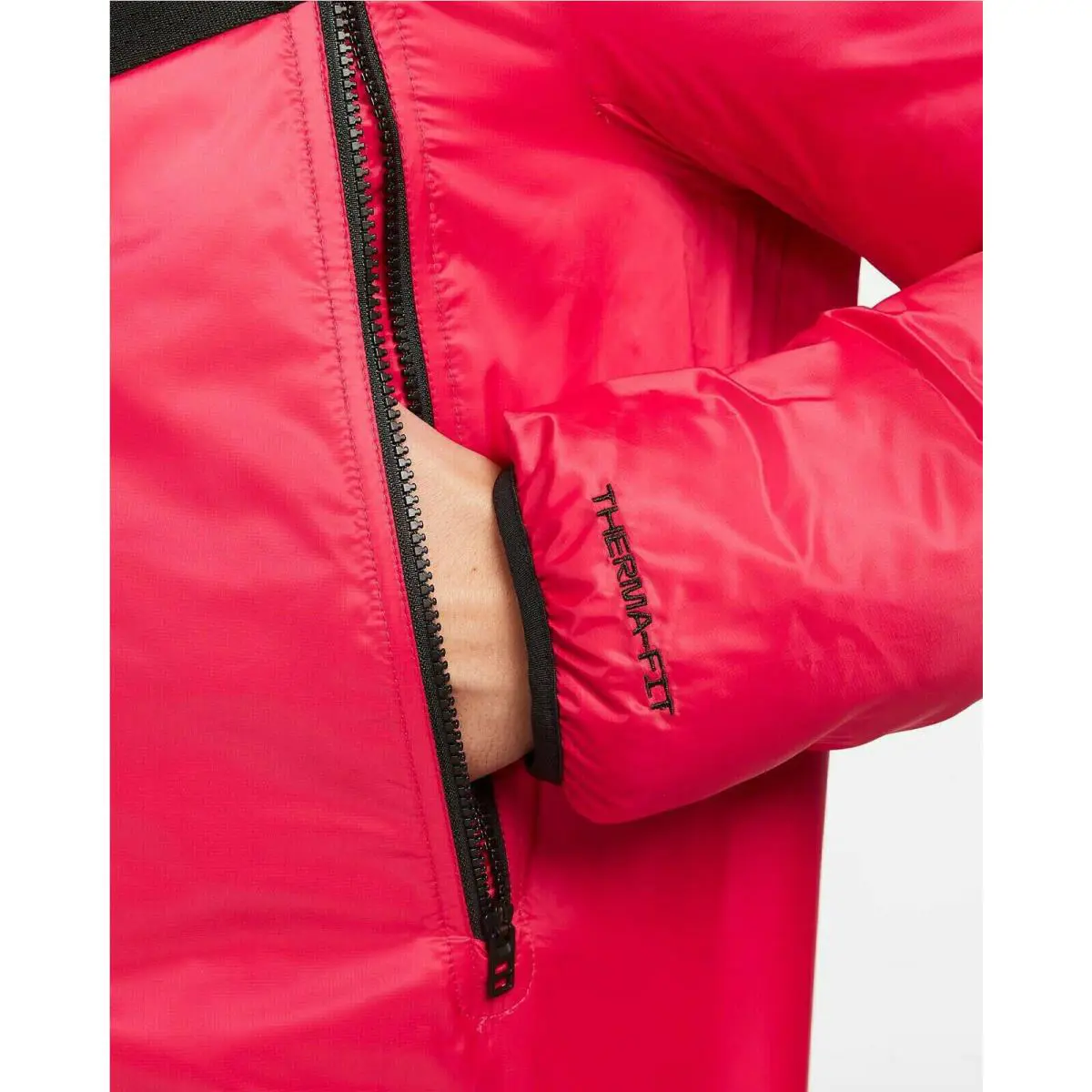 Nike clothing - Nike Sportswear Therma-FIT Men`s Hooded EcoDown Ja - Berry (UPC: 195239081910) 10