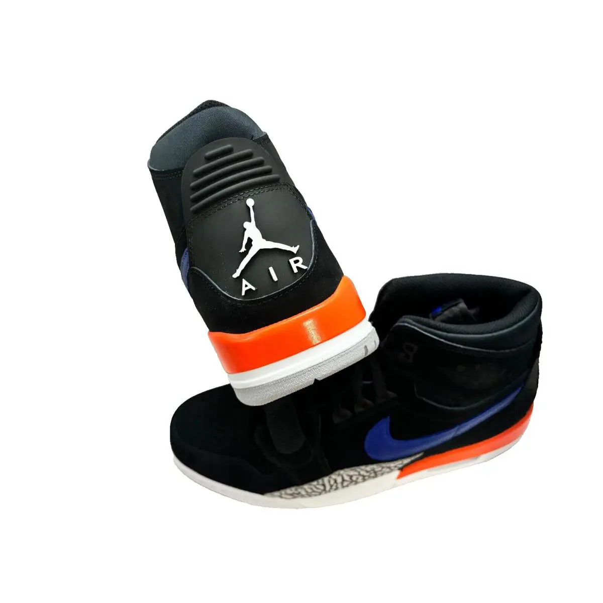 Nike shoes - Jordan Legacy 312 - Legacy - AV3922-048 - Black/Rush Blue-Brilliant Orange 9