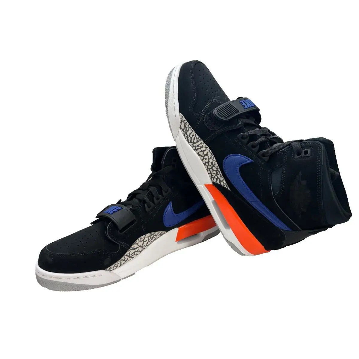 Nike shoes - Jordan Legacy 312 - Legacy - AV3922-048 - Black/Rush Blue-Brilliant Orange 5