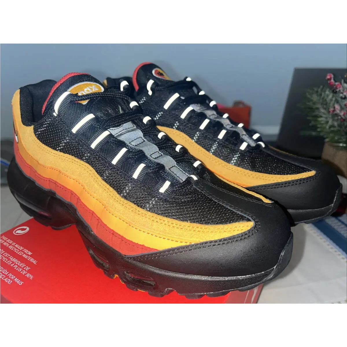 Nike shoes - Nike Air Max 95 - Air Max - DC9412-001 - Black White Cosmic Clay 4