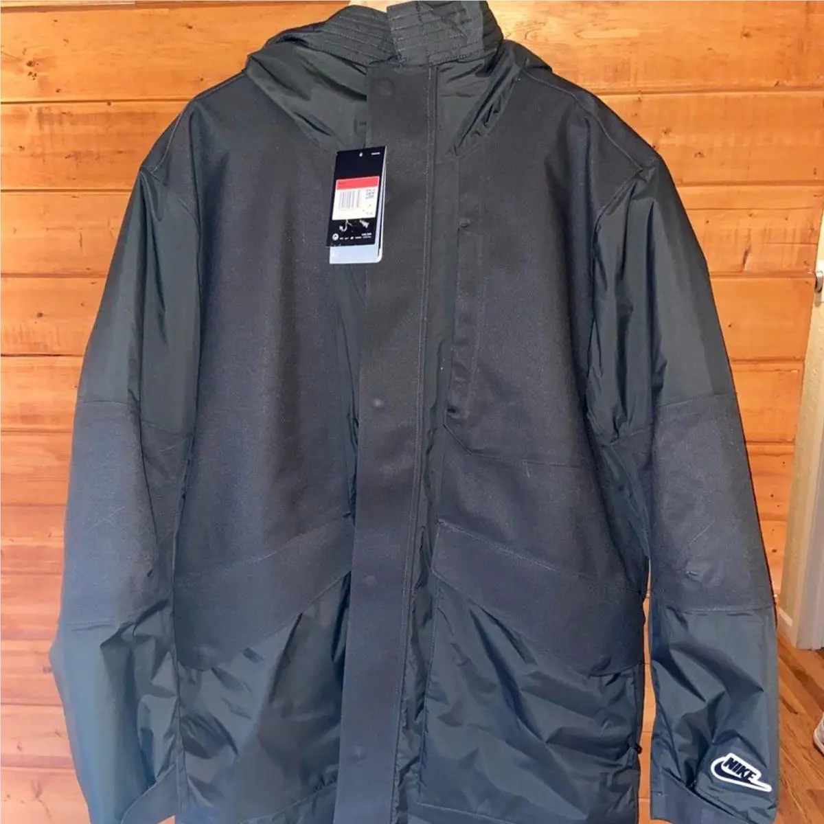 Nike Sportswear Synthetic Fill Hypershield Parka Olive Green L CZ2867