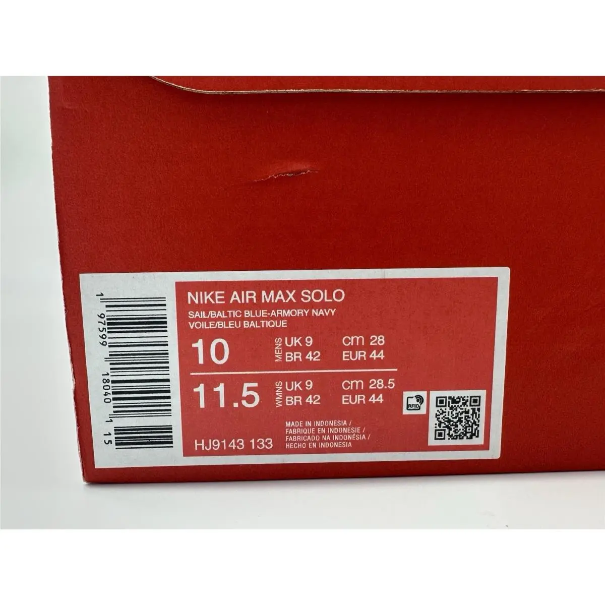 Nike shoes - Nike Air Max Solo - Air Max Solo - HJ9143-133 - Blue (UPC: 197599180401) 9