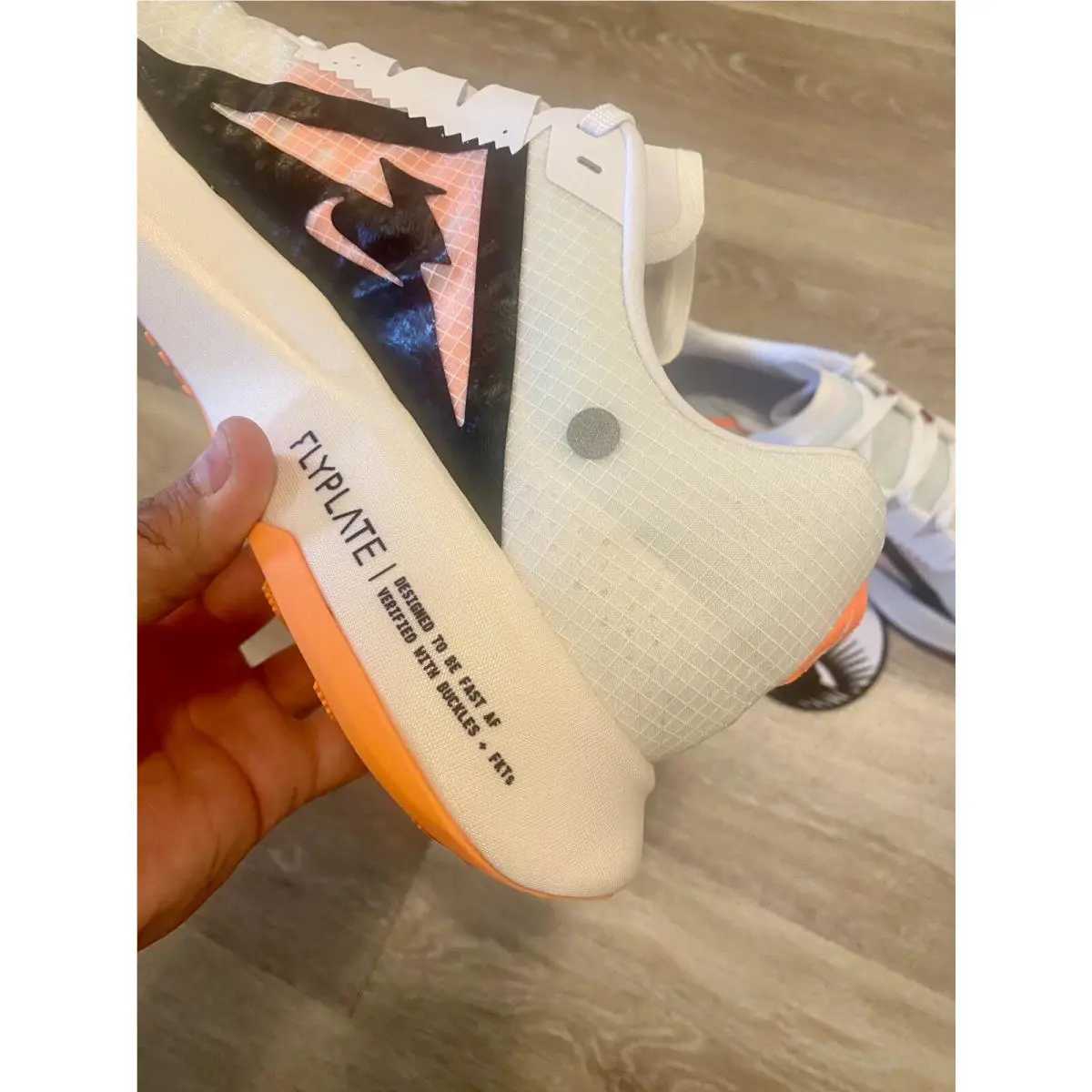Nike shoes - Nike ZoomX Ultrafly - ZoomX Ultrafly - DX1978-100 - White/Total Orange/Pale Ivory/Black (UPC: 196607703113) 1