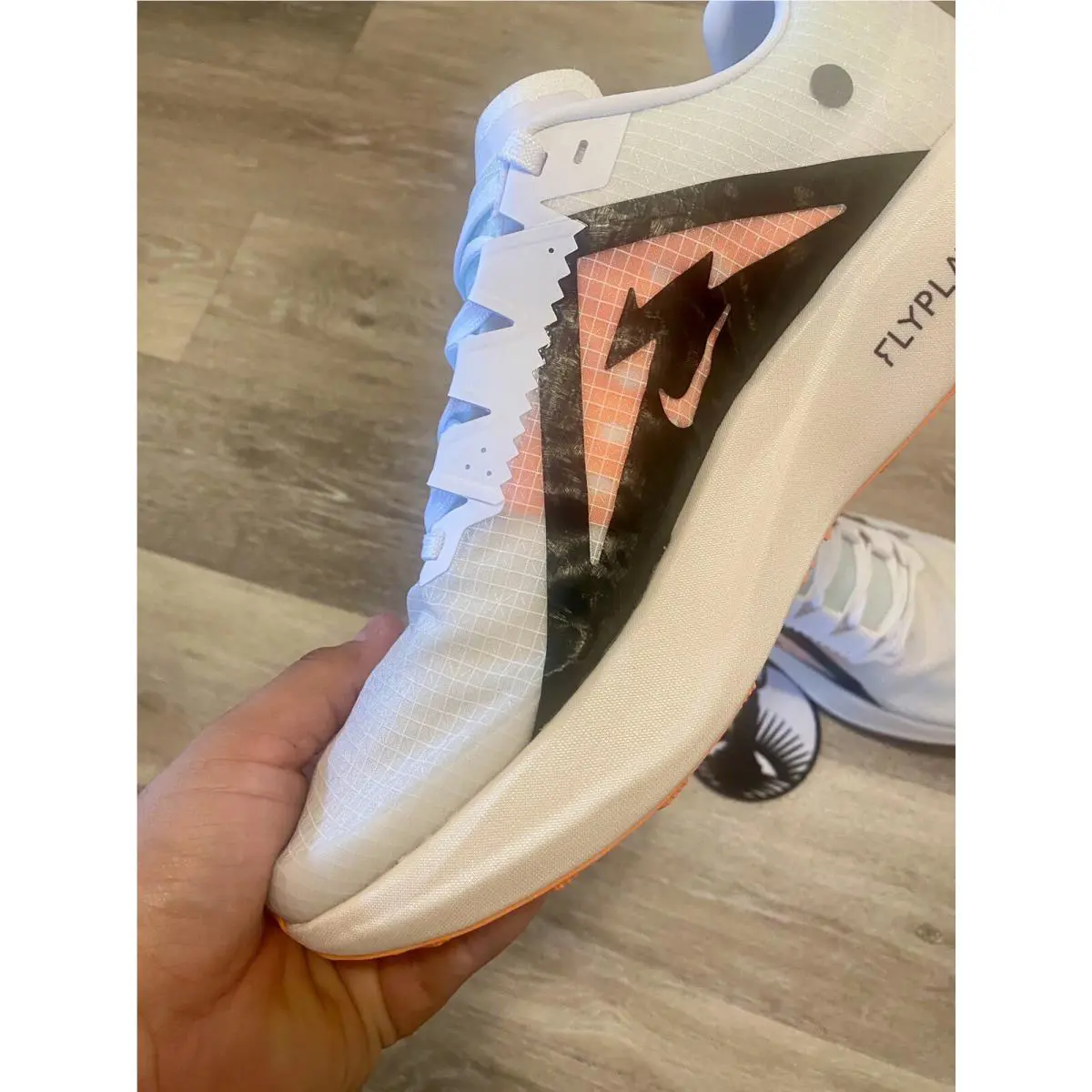 Nike shoes - Nike ZoomX Ultrafly - ZoomX Ultrafly - DX1978-100 - White/Total Orange/Pale Ivory/Black (UPC: 196607703113) 2