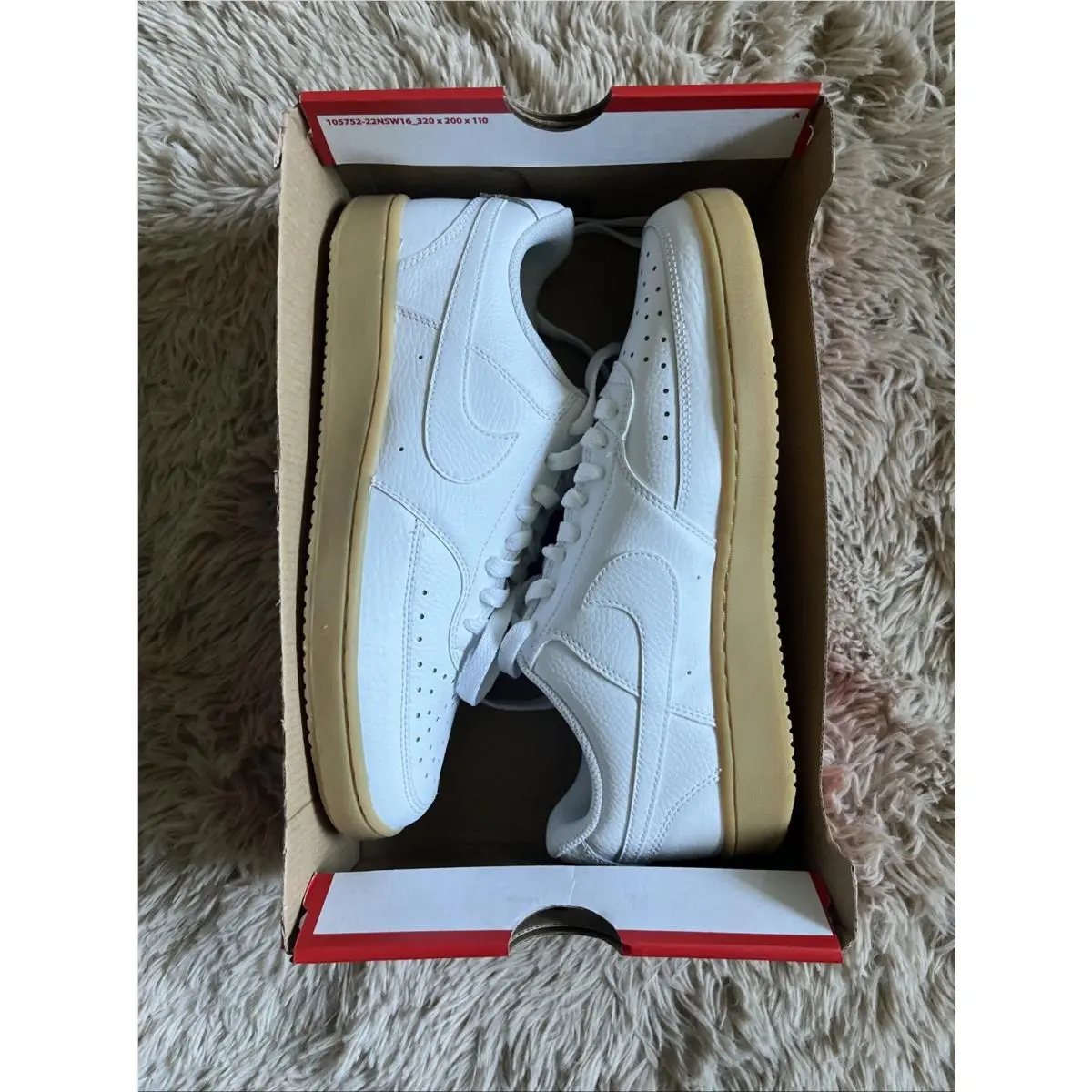 Nike Court Vision LO Men’s Size 9 White-photon Dust CD5463-105