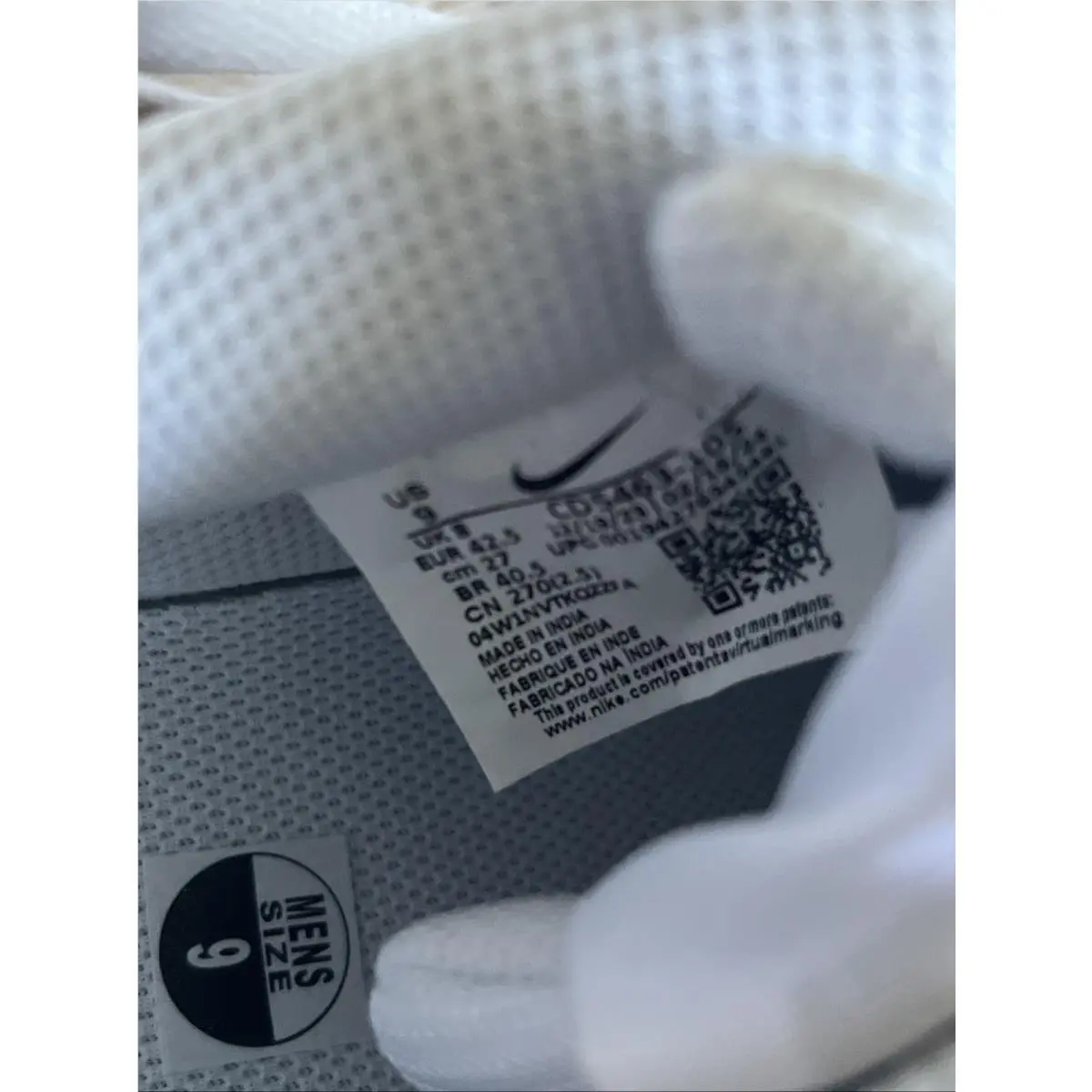 Nike shoes - Nike Court Vision - Court Vision - CD5463-105 - White (UPC: 0194276345481) 6
