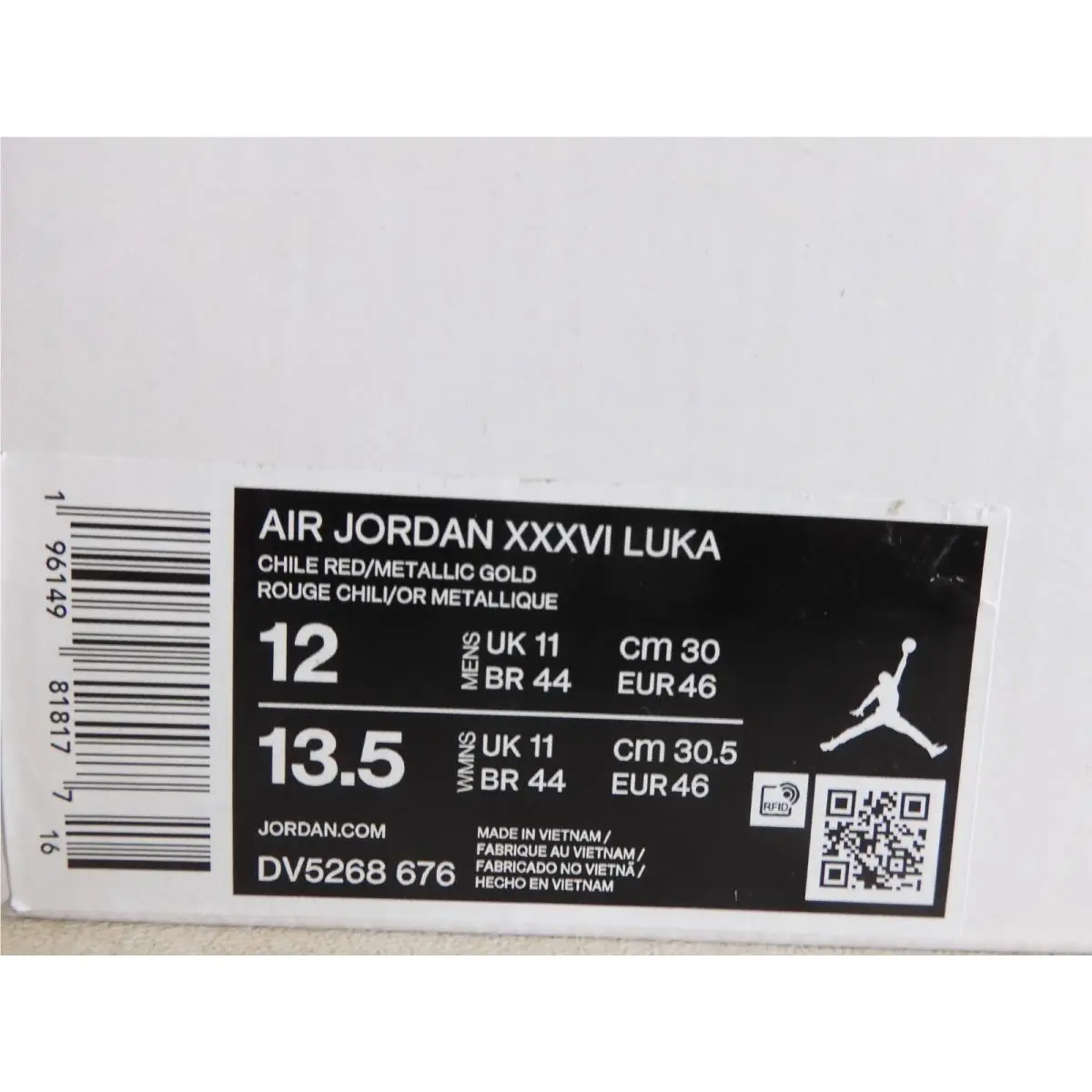 Nike shoes - Air Jordan 36 - Air - DV5268-676 - Red (UPC: 196149818160) 3