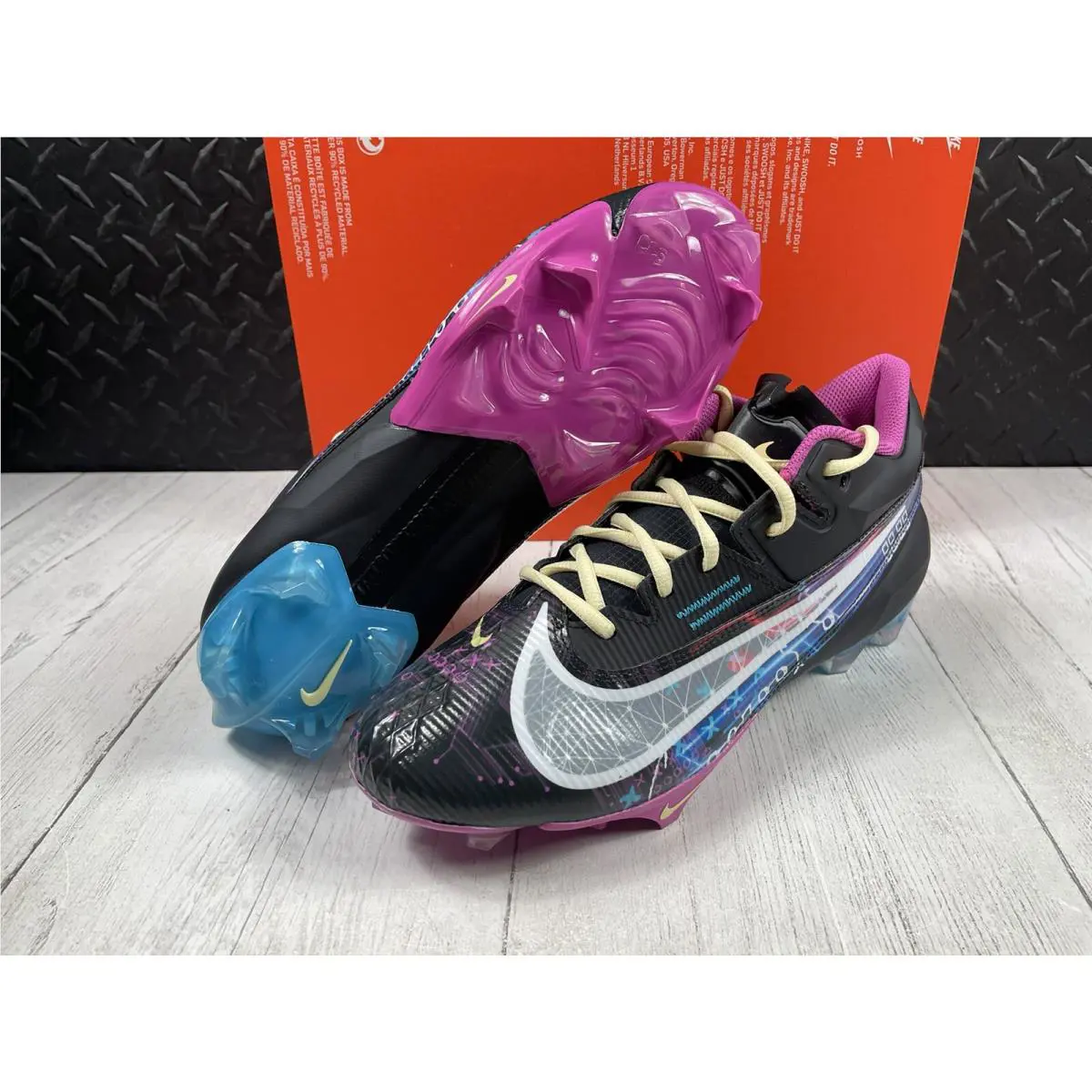 Nike shoes - Nike Vapor Edge Elite 360 2 NRG - FD0828-014 - Black White Blue Lightning 4
