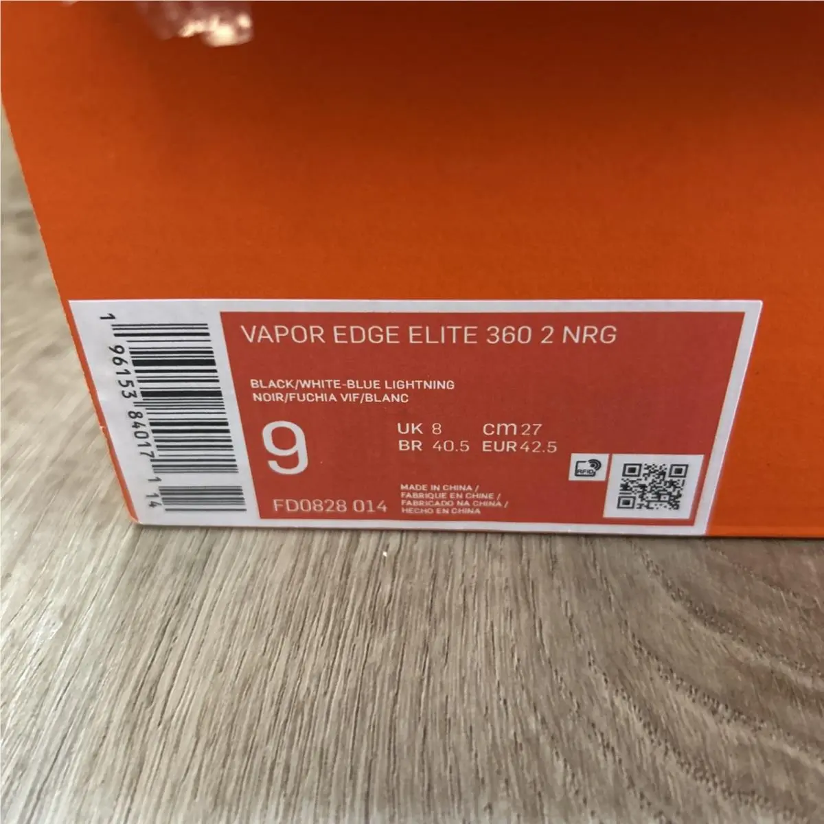 Nike shoes - Nike Vapor Edge - Vapor Edge - FD0828-014 - Black 8