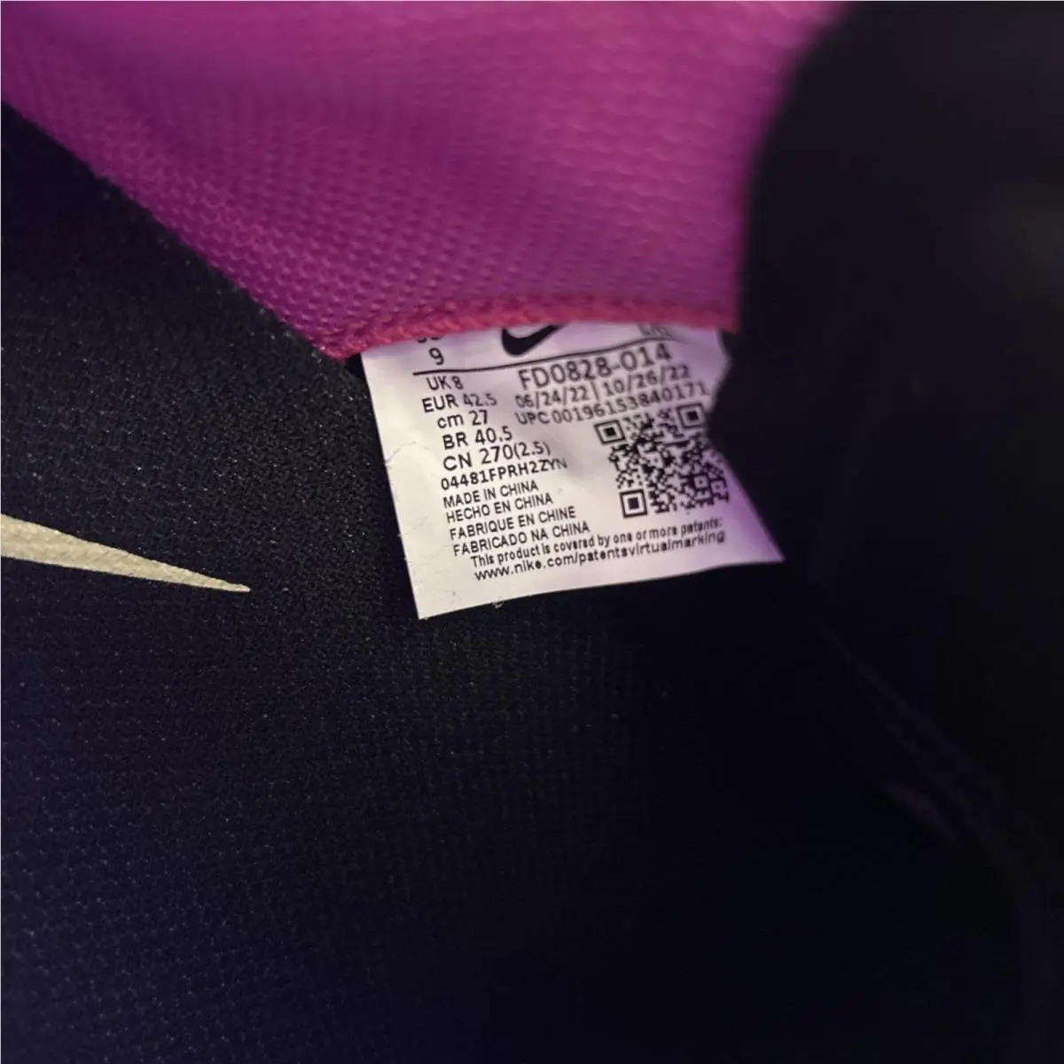 Nike shoes - Nike Vapor Edge - Vapor Edge - FD0828-014 - Black 5