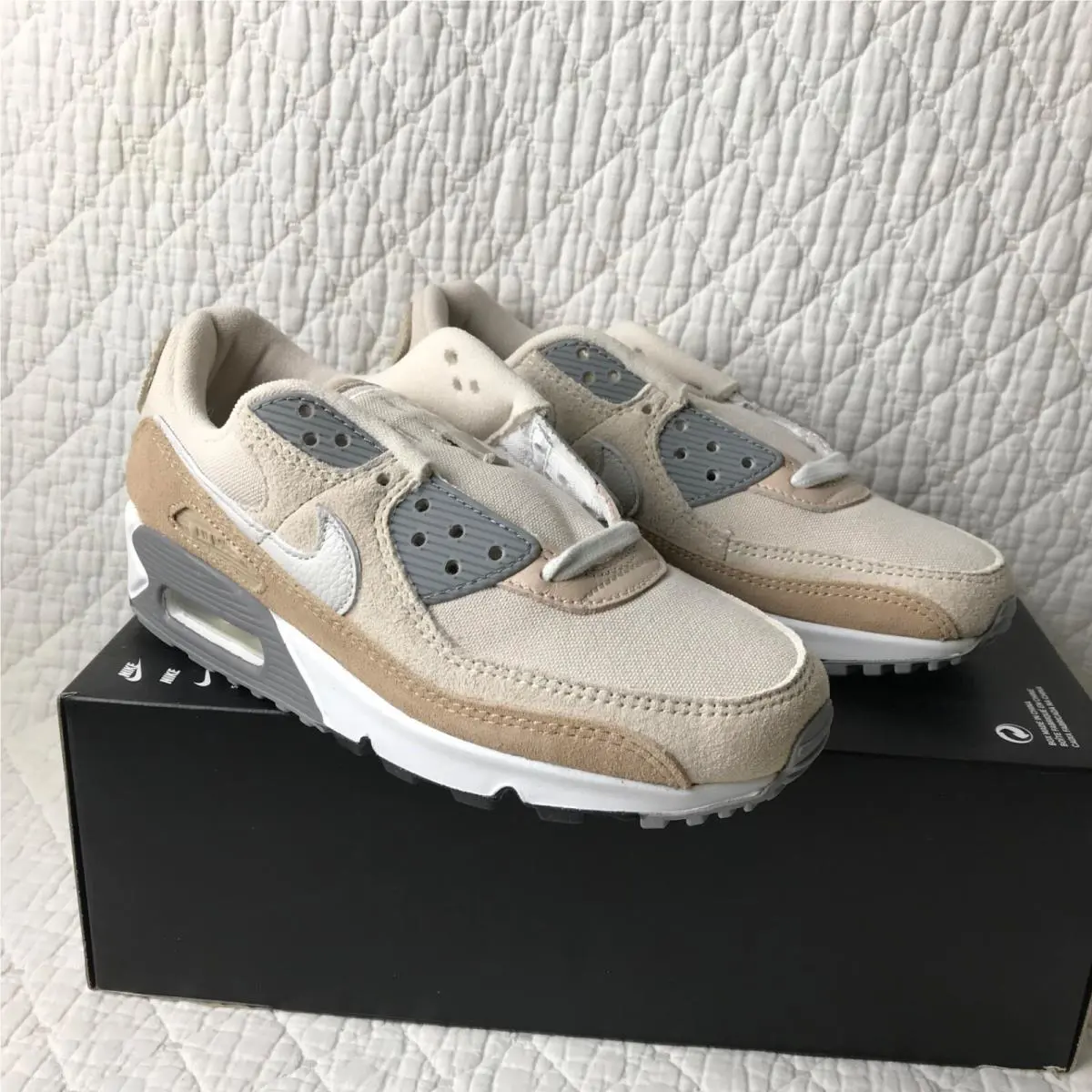 Nike shoes - Nike Air Max 90 - Air Max - DA1641-201 - Hemp/Summit-White Sanddrift 8