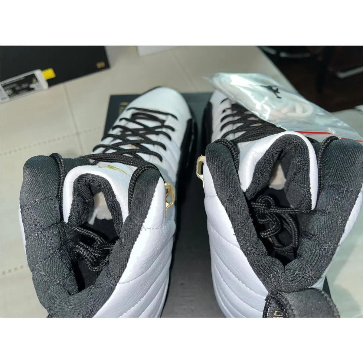 Nike shoes - Air Jordan Retro - Air Retro - 153265 170 - White Metallic Gold Black 10
