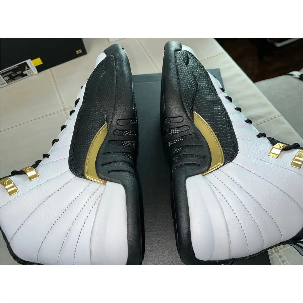 Nike shoes - Air Jordan Retro - Air Retro - 153265 170 - White Metallic Gold Black 12