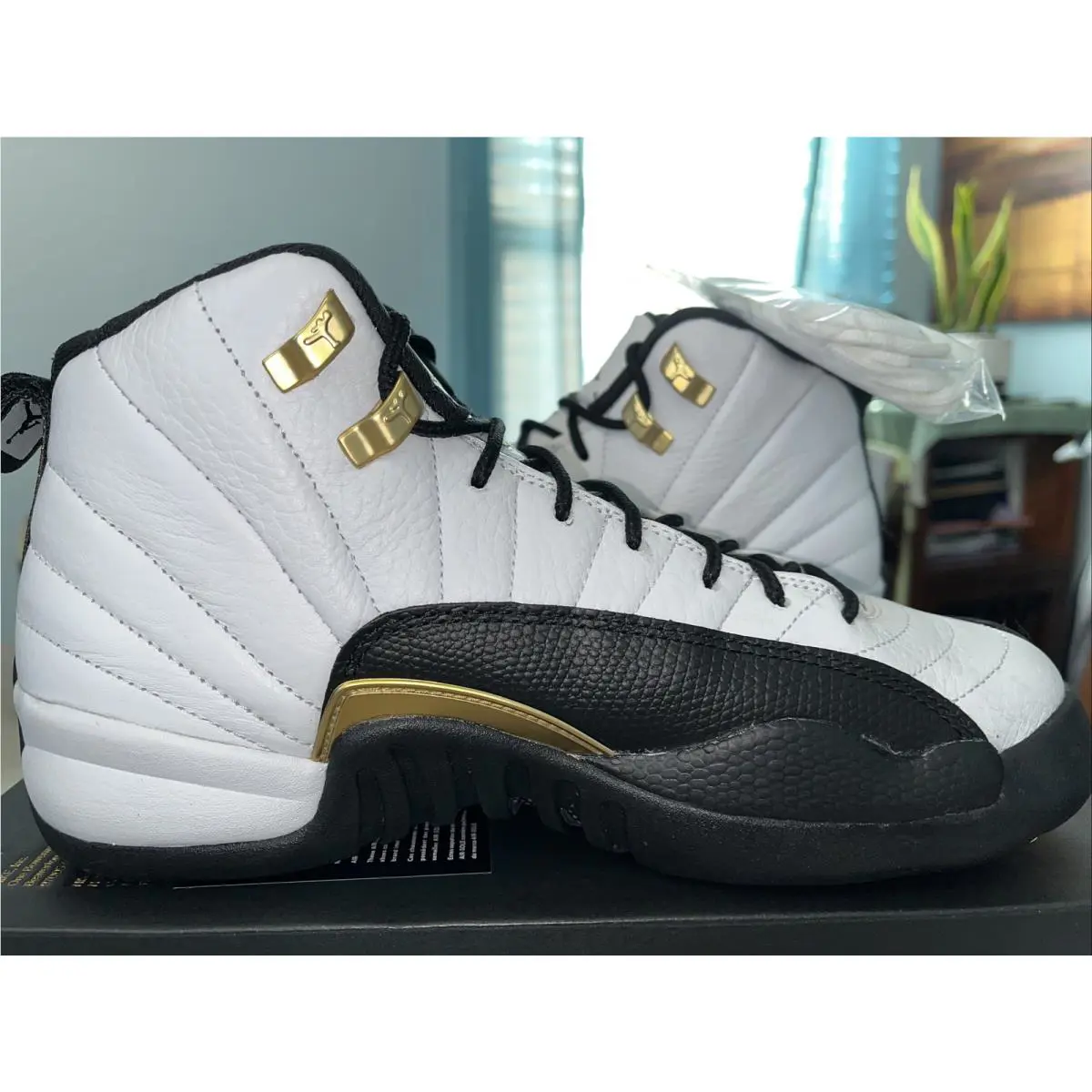 Nike shoes - Air Jordan Retro - Air Retro - 153265 170 - White Metallic Gold Black 1