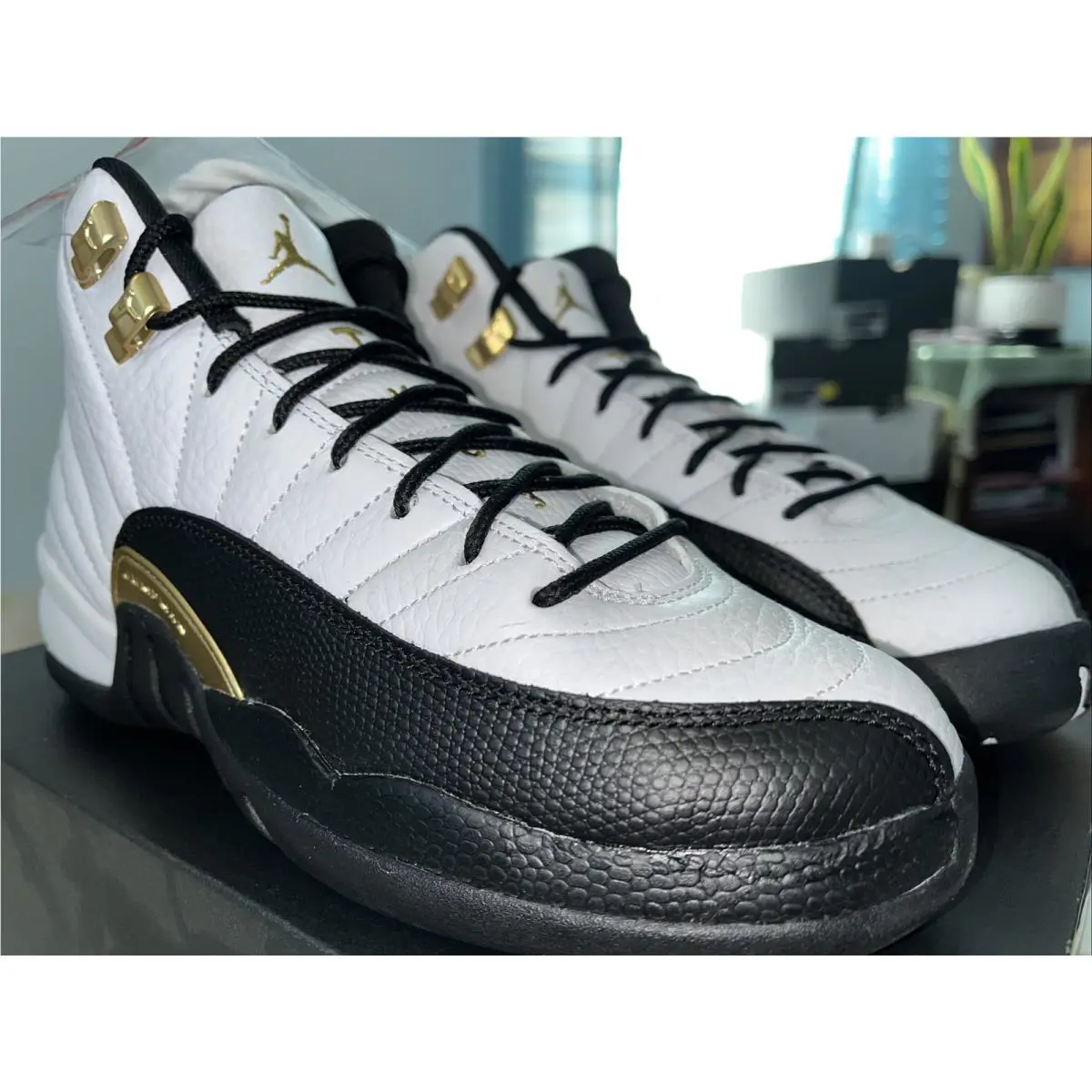Nike shoes - Air Jordan Retro - Air Retro - 153265 170 - White Metallic Gold Black 6