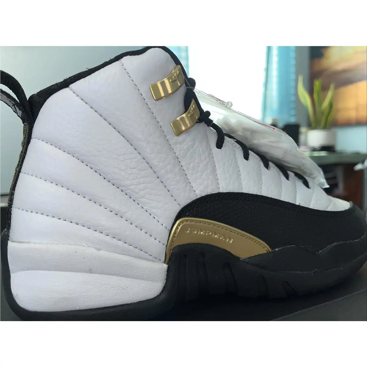 Nike shoes - Air Jordan Retro - Air Retro - 153265 170 - White Metallic Gold Black 7