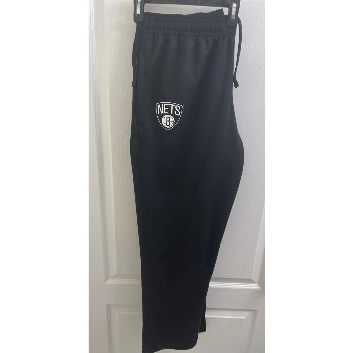 Nike Nba Brooklyn Nets Basketaball Pants Joggers Black Mens Size 2XL Xxl