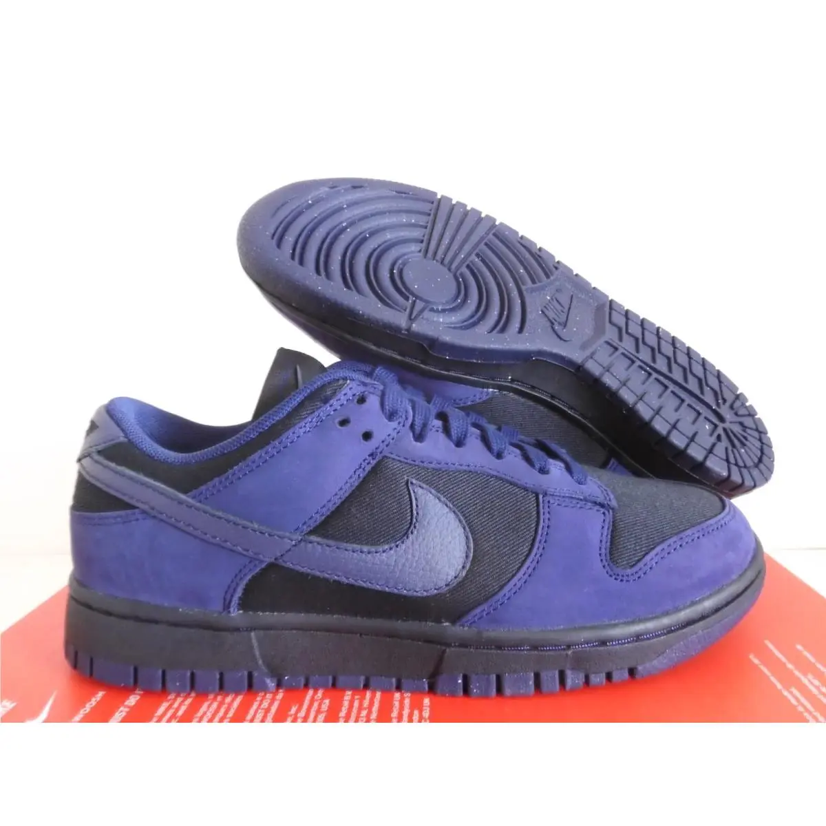 Wmns Nike Dunk Low LX Nbhd Black-purple Ink-black SZ 7.5 FB7720-001