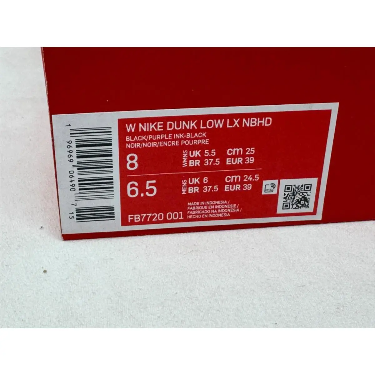 Nike shoes - Nike Dunk Low - Dunk Low - FB7720-001 - Purple (UPC: 196969064907) 4