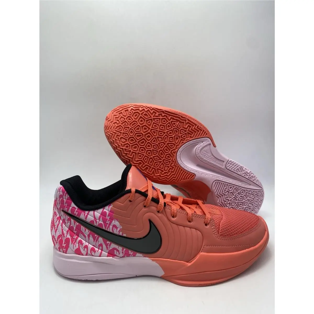 Nike Ja 2 Heart Eyes Magic Ember Iron Grey IB5842 800 Men`s Size 10