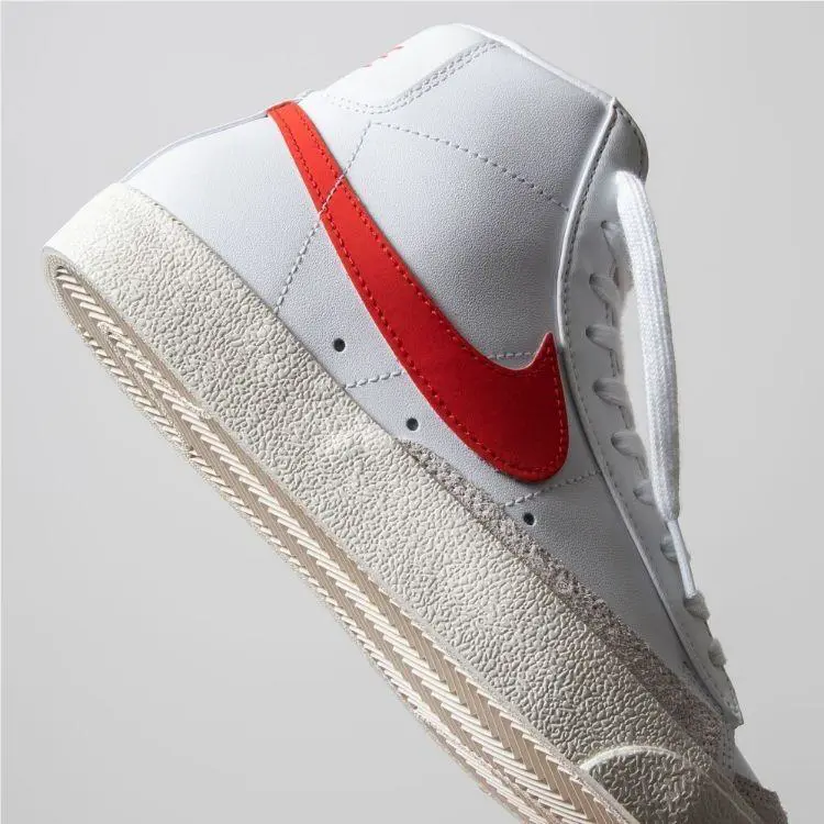 Nike shoes - Nike Women`s Blazer Mid `77 Vintage - White Red 2