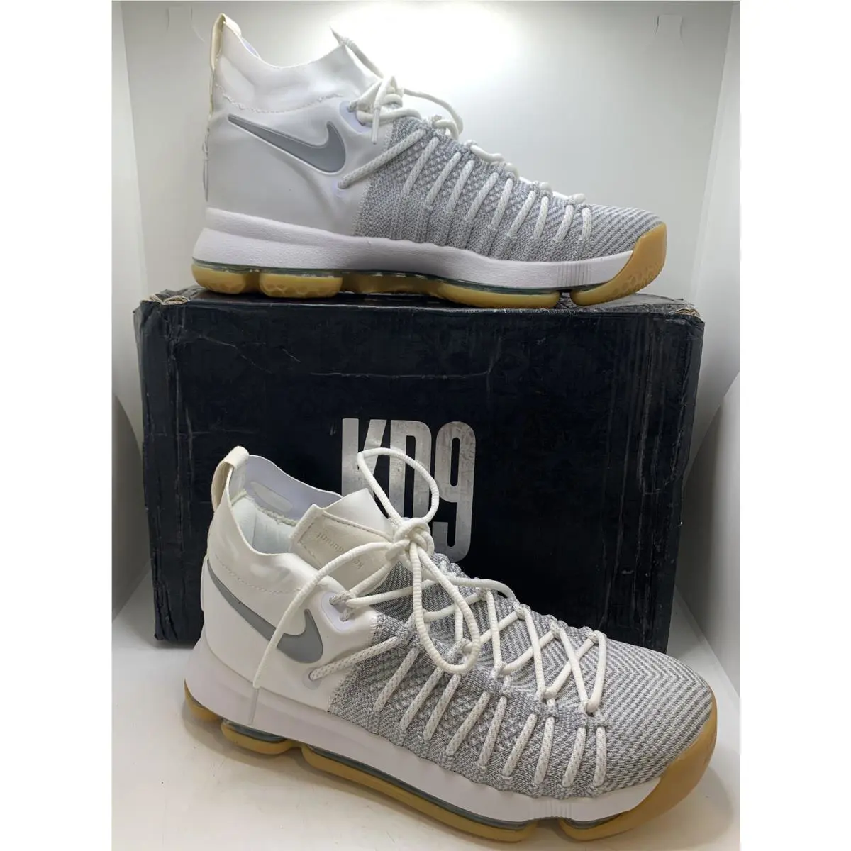 Nike shoes - Nike KD9 Elite - Elite - 878637-001 - White (UPC: 6934917025501) 0