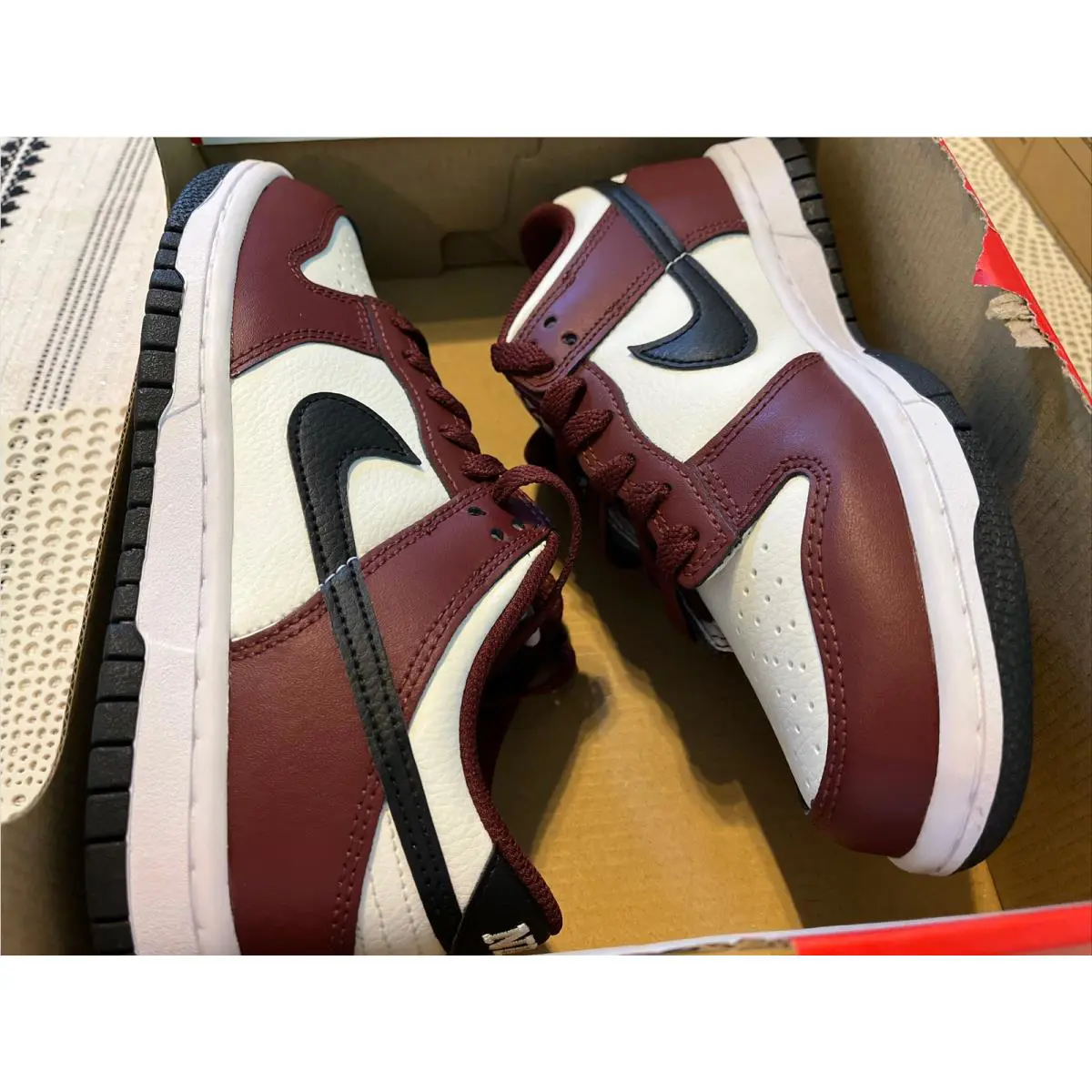 Nike shoes - Nike Dunk Low - Dunk Low - FZ4352 600 - Dark Team Red Black 12
