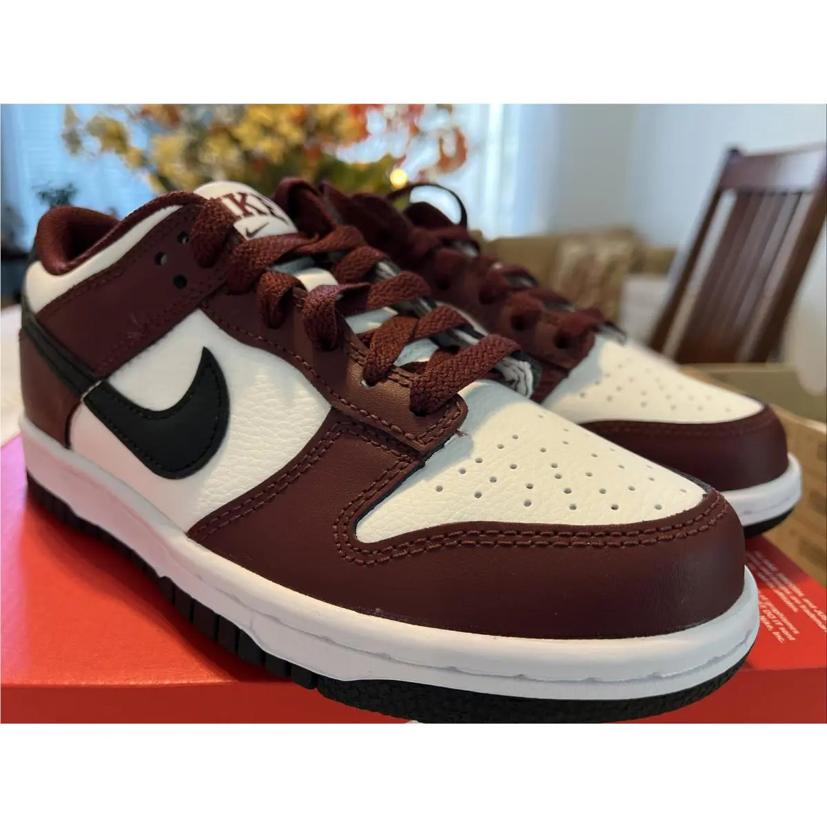 Nike shoes - Nike Dunk Low - Dunk Low - FZ4352 600 - Dark Team Red Black 5
