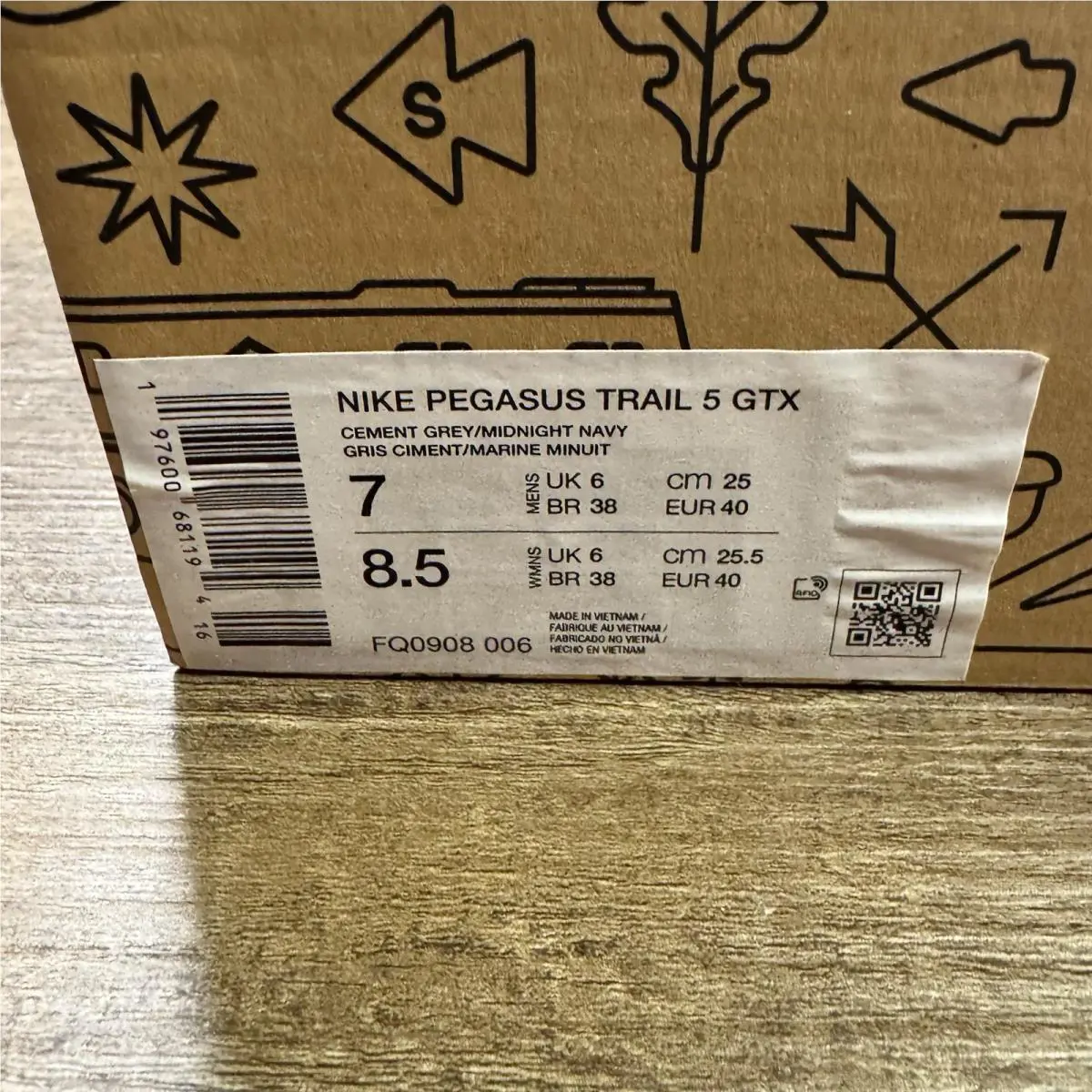Nike shoes - Nike Pegasus Trail - Pegasus Trail - FQ0908-006 - Gray 0