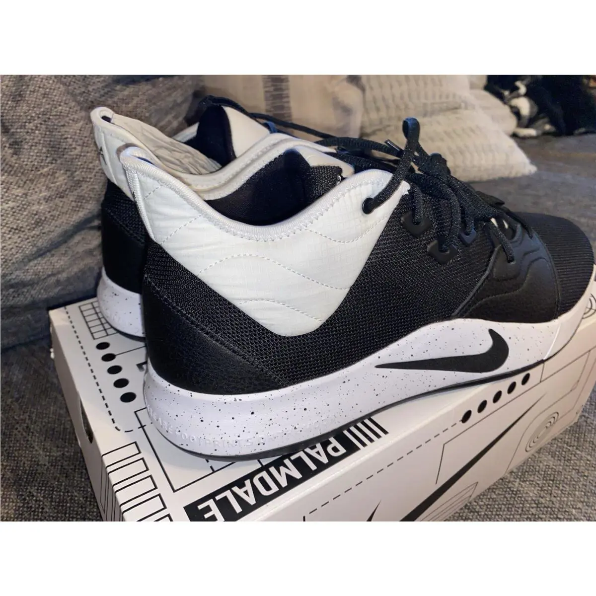 Nike shoes - Nike Pg 3 - CN9513-001 - Black/White (UPC: 193150815454) 1